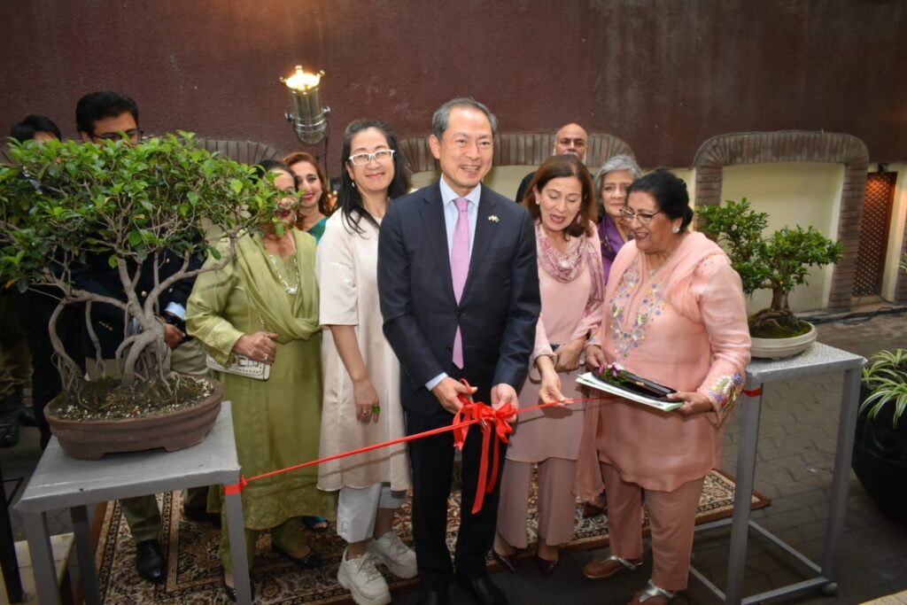 Ambassador of Japan Opens “Spring Reverie: Crafts of Pakistan” Sogetsu Ikebana Exhibition in Lahore