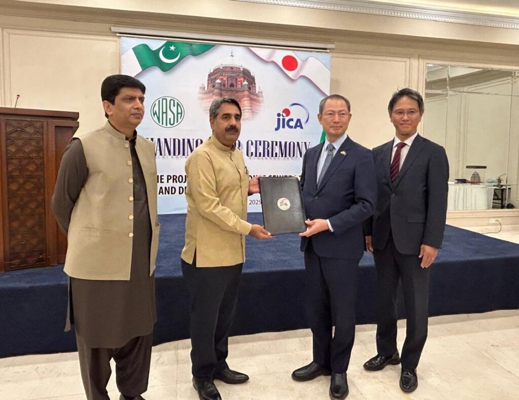 Handing Over Ceremony for “The Project for Upgrading Sewerage and Drainage Services in Multan”