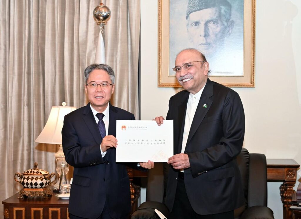 Chinese Ambassador Calls on President Asif Ali Zardari